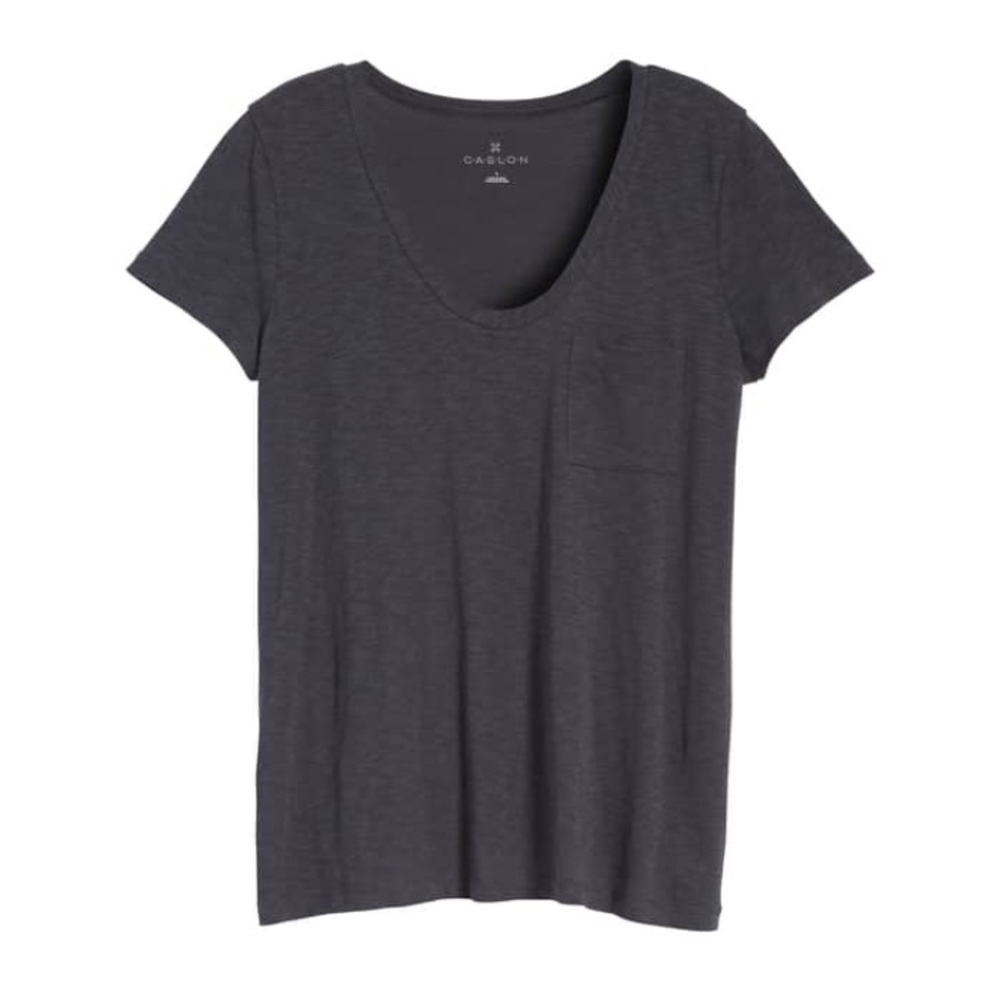 Caslon | relaxed fit rounded v neck tee